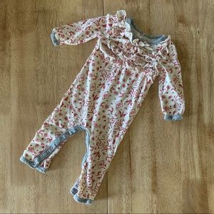 Burt’s Bee ruffled romper